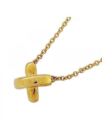 Tiffany & Co. Tiffany & Co. Cross Stitch Necklace, 18K Yellow Gold, Women's, P2955328 (view 1)