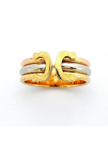 Cartier Cartier Ring 2C 18K Yellow Gold (KYG), White (18KWG), Pink (18KPG) Women's P2934930 (view 2)