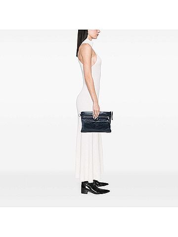 Balenciaga Lambskin Motocross Classic Clip M Clutch (view 2)
