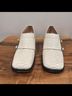 Nodaleto 100% Leather 100% Snakeskin Snake Print Ivory Heels Size 8 1/2 - photo 5