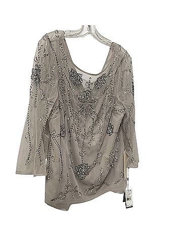 Adrianna Papell 3/4 Sleeve Blouse (view 2)