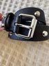 ALLSAINTS 100% Leather Black Belt Size XS - photo 5