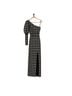 Mac Duggal 100% Polyester Polka Dots Black Ivory Cocktail Dress Size 0 - photo 2