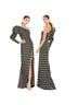 Mac Duggal 100% Polyester Polka Dots Black Ivory Cocktail Dress Size 0 - photo 1