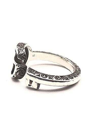 Gucci GUCCI Double G Key Motif Ring (view 2)