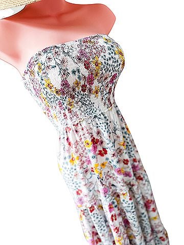 Abel the Label cottagecore, blooming florals, milkmaid dress, prairie dress, fair maiden, meadowcore, Casual Dress (view 2)