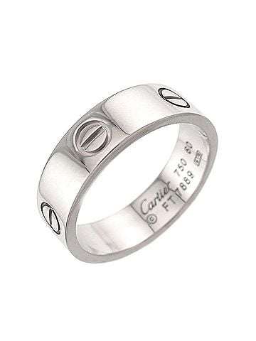 Cartier Cartier Love Ring #60, 18K WG (White Gold 750) (view 1)
