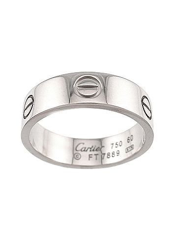 Cartier Cartier Love Ring #60, 18K WG (White Gold 750) (view 2)