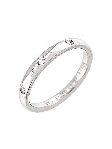 Van Cleef & Arpels Van Cleef & Arpels Tendrement Etoile #48 Diamond Ring, Platinum. (view 1)