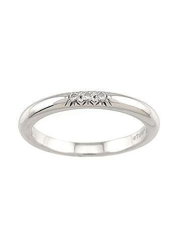 Tiffany & Co. Tiffany & Co. Forever Diamond Ring, 2mm wide, Platinum. (view 2)
