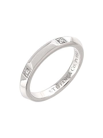 Tiffany & Co. Tiffany & Co. True Band Ring, Diamond, Platinum Ring (view 1)