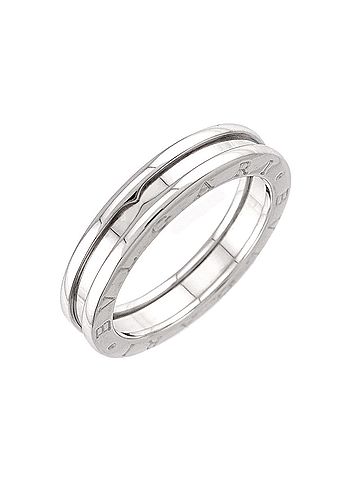 Bvlgari Bulgari BVLGARI B-ZERO1 1-band ring #60 18K WG White Gold 750 (view 1)