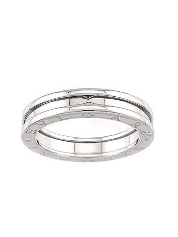 Bvlgari Bulgari BVLGARI B-ZERO1 1-band ring #60 18K WG White Gold 750 (view 2)