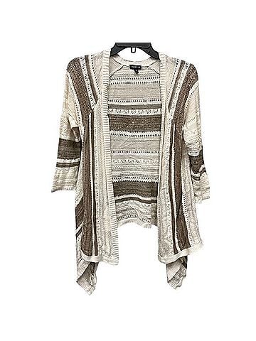 Torrid Pointelle Open Front Sharkbite Cardigan Cardigan (view 1)