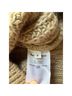 Reformation 100% Alpaca Solid Stripes Tan Wool Pullover Sweater Size S - photo 9