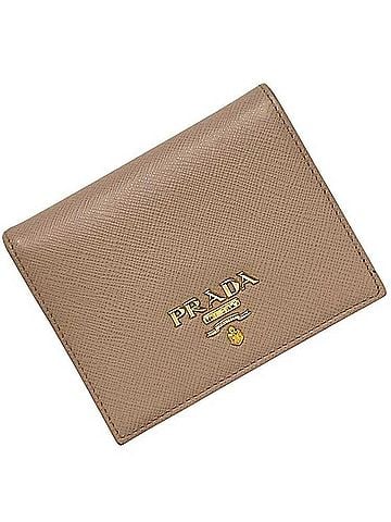 Prada Prada bi-fold wallet, beige, CIPRIA 1MV204, Saffiano leather, 181 PRADA (view 2)