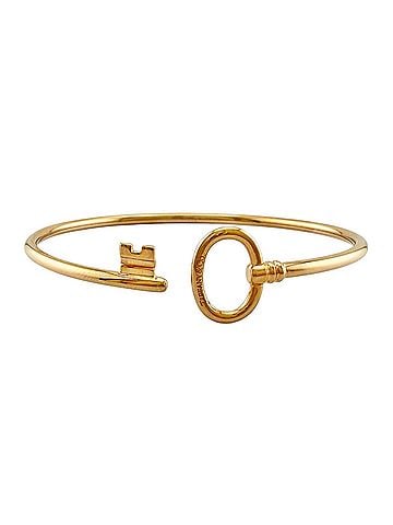 Tiffany & Co. Tiffany & Co. Oval Key Bangle, 18K Pink Gold, Women's. (view 1)