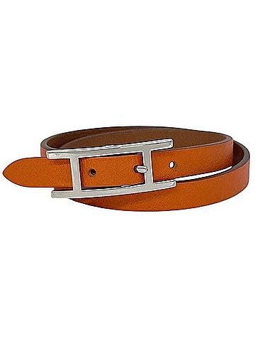 Hermès Hermes Double Tour Bracelet, Be Api, Orange Brown, Api Leather, Swift, P-Hardware (view 2)