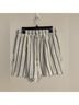 Free People 100% Cotton Stripes White Black Jacket Size L - photo 7