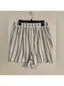 Free People 100% Cotton Stripes White Black Jacket Size L - photo 8