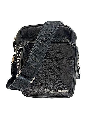 Bvlgari BVLGARI Bulgari Logo Plate Shoulder Bag Black (view 1)