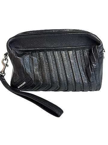 Balenciaga BALENCIAGA 702498 Car Toiletry Clutch Bag Second Black (view 1)