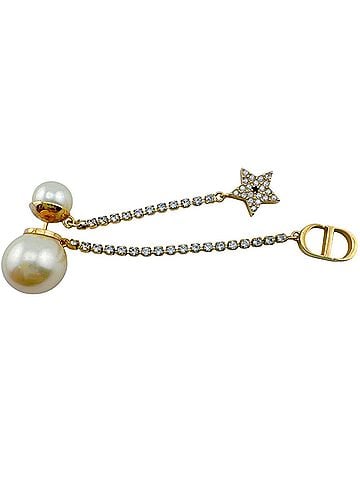 Christian Dior Christian Dior CD Logo Star Earrings, Gold Jewelry (view 2)