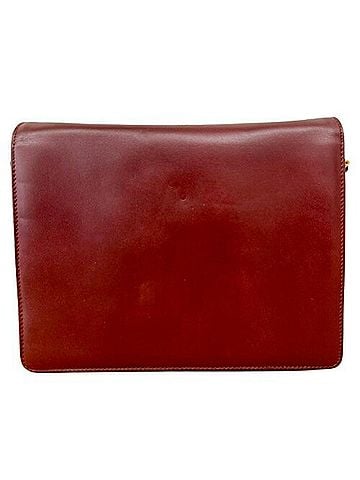 Cartier Cartier Must Line Shoulder Bag, Leather, Bordeaux, Women's (view 2)