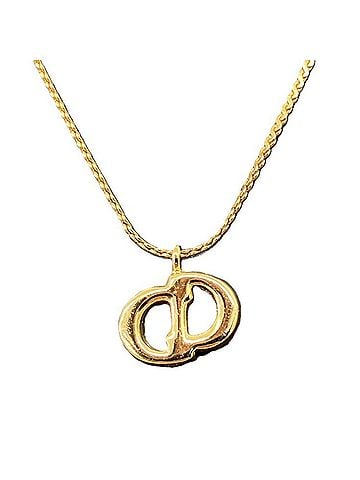 Christian Dior Christian Dior DIOR necklace, GP (Gold Plated) (view 2)