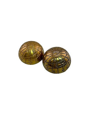 Hermès HERMES Zodiac Clip-on Globe Earrings, Gold Jewelry (view 1)