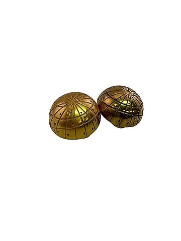 Hermès HERMES Zodiac Clip-on Globe Earrings, Gold Jewelry (view 2)