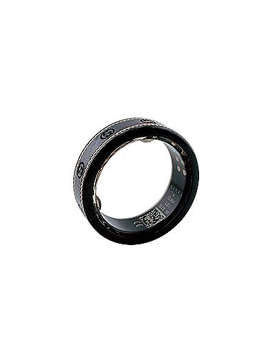 Gucci GUCCI Interlocking G Ring Oura - Jewelry, Fashion, Black (view 2)