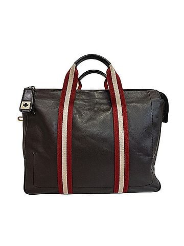 Bally BALLY Briefcase Handbag Business Bag for Men and Women, Brown (view 1)