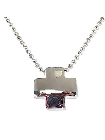 Tiffany & Co. TIFFANY & Co. 925 Roman Cross Pendant Necklace (view 1)