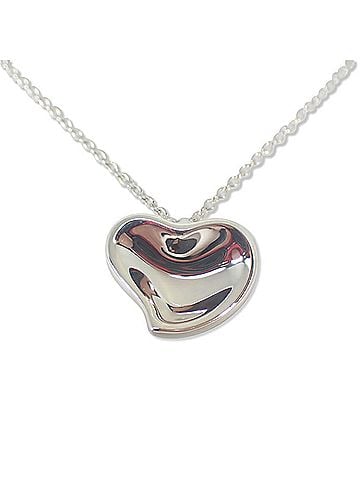 Tiffany & Co. TIFFANY & Co. 925 Full Heart Pendant Necklace (view 1)