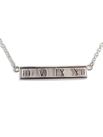 Tiffany & Co. TIFFANY & Co. 925 Atlas Bar Pendant Necklace (view 1)