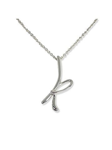 Tiffany & Co. TIFFANY & Co. 925 Initial K Pendant Necklace (view 2)