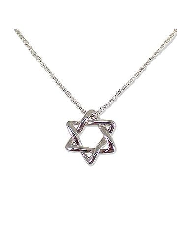 Tiffany & Co. TIFFANY & Co. 925 Star of David Small Pendant Necklace (view 1)