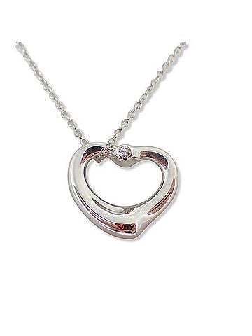 Tiffany & Co. TIFFANY & Co. 925 Heart Pendant Necklace (view 2)