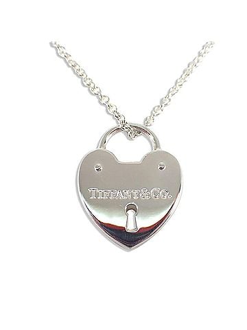 Tiffany & Co. TIFFANY & Co. 925 Heart Lock Pendant Necklace (view 1)