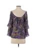 Parker 100% Silk Floral Multi Color 3/4 Sleeve Blouse Size XS - photo 2
