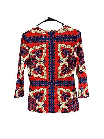 J. McLaughlin Catalina Cloth 3/4 Sleeve Blouse (view 2)
