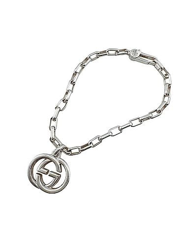 Gucci GUCCI Interlocking G Bracelet, Silver (view 2)
