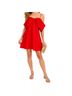 Tuckernuck 50% Polyester 50% Nylon 100% Polyester Solid Red Cocktail Dress Size XXL - photo 1
