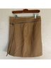 Tory Burch 100% Wool 100% Cupro Tan Wool Skirt Size 2 - photo 9