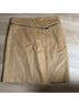 Tory Burch 100% Wool 100% Cupro Tan Wool Skirt Size 2 - photo 4