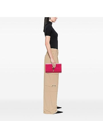 Saint Laurent Textured Calfskin Chyc Ligne Clutch (view 2)