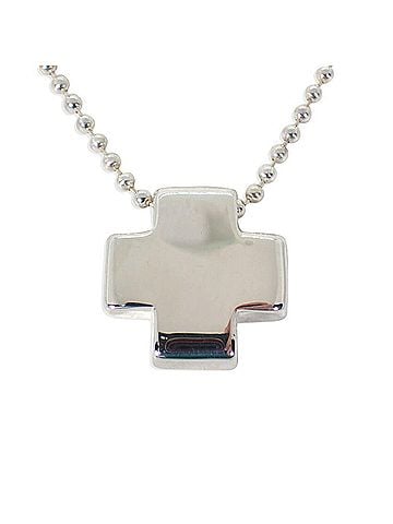 Tiffany & Co. TIFFANY & Co. 925 Roman Cross Pendant Necklace (view 2)