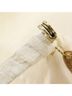 Chanel 100% Wool White Wool Camellia Brooch One size - photo 4