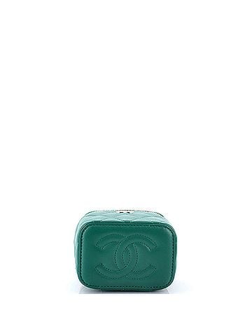 Chanel Classic Top Handle Vanity Case with Chain Quilted Lambskin Mini (view 2)
